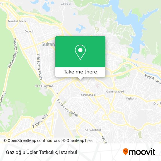 Gazioğlu Üçler Tatlıcılık map