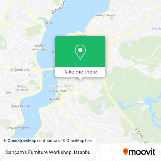Sarıçam's Furniture Workshop map