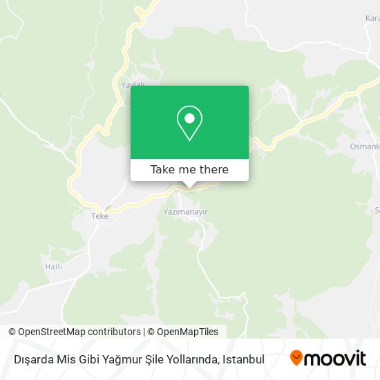 Dışarda Mis Gibi Yağmur Şile Yollarında map