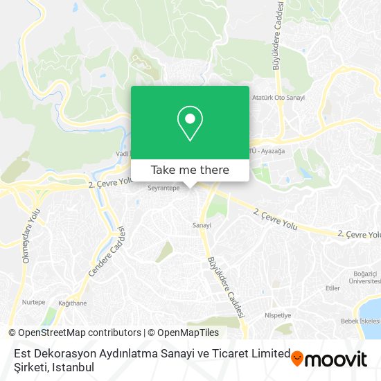 Est Dekorasyon Aydınlatma Sanayi ve Ticaret Limited Şirketi map