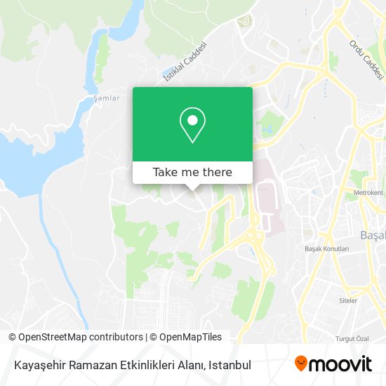 Kayaşehir Ramazan Etkinlikleri Alanı map