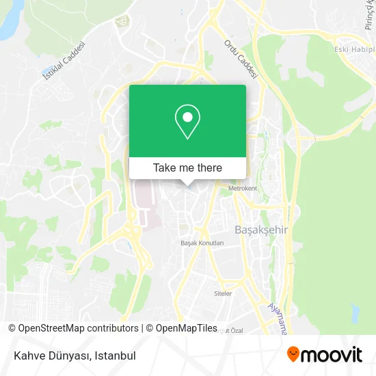 Kahve Dünyası map