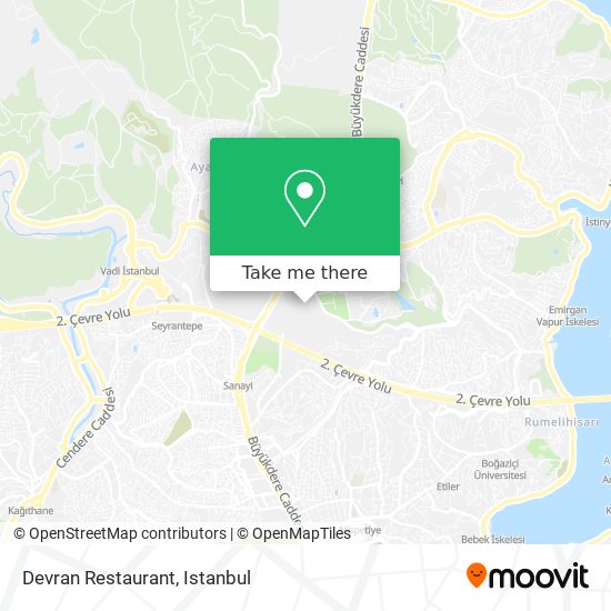 Devran Restaurant map