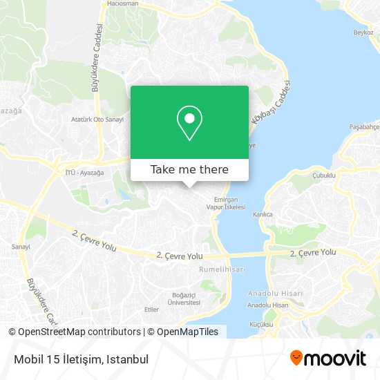 Mobil 15 İletişim map