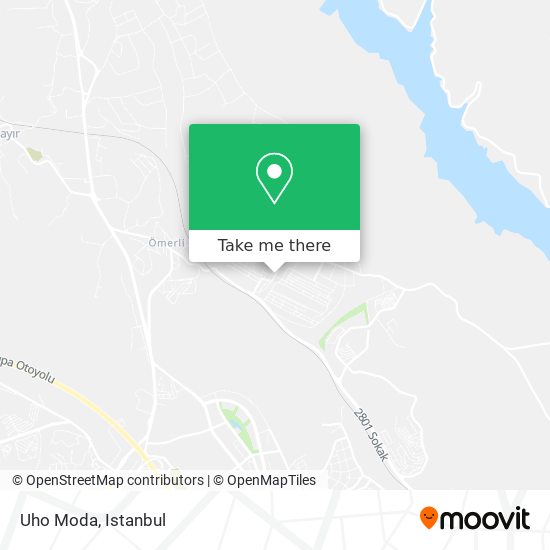 Uho Moda map