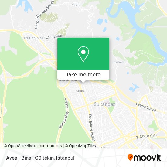 Avea - Binali Gültekin map