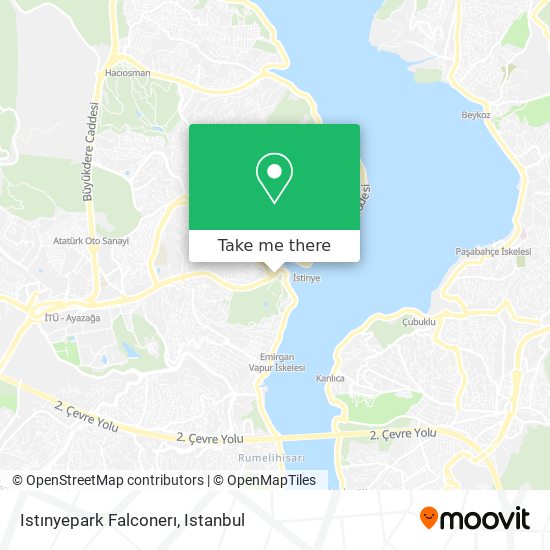 Istınyepark Falconerı map