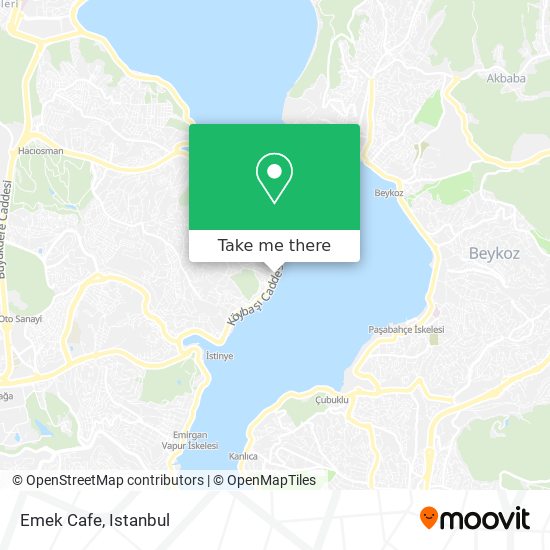 Emek Cafe map