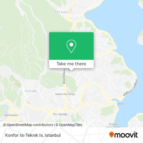 Konfor Isı Teknık Is map