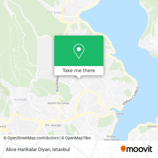 Alice Harikalar Diyarı map