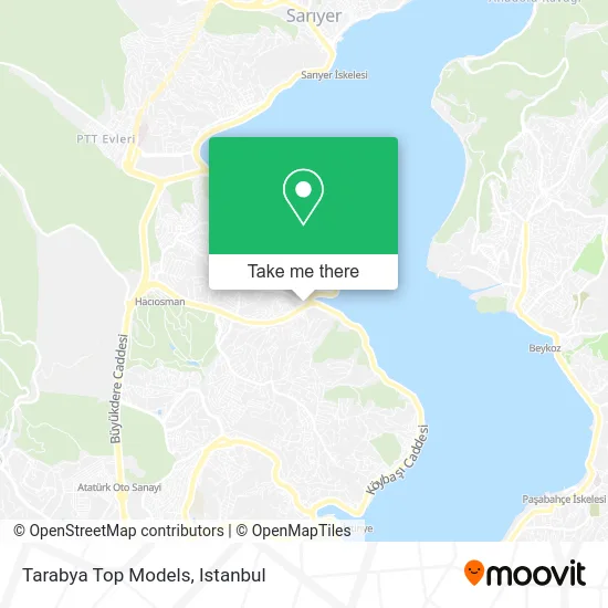 Tarabya Top Models map