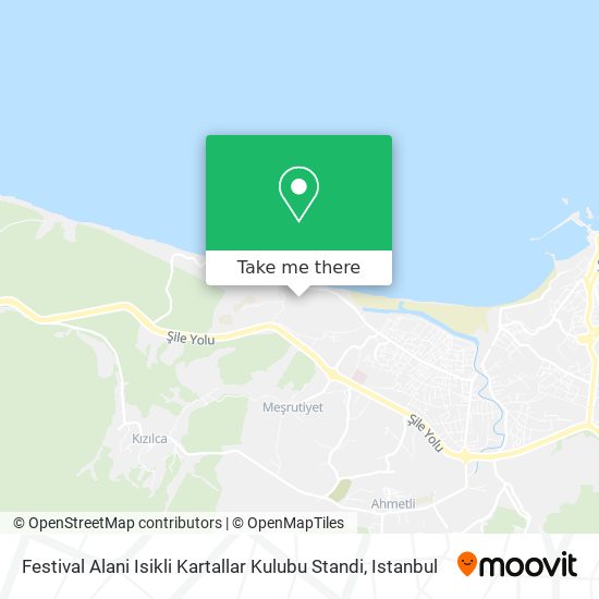 Festival Alani Isikli Kartallar Kulubu Standi map