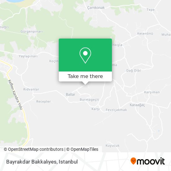 Bayrakdar Bakkalıyes map