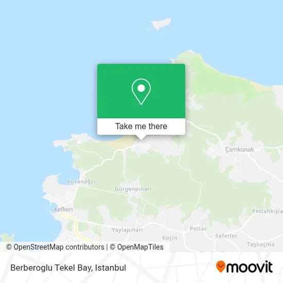 Berberoglu Tekel Bay map