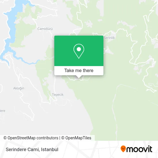 Serindere Cami map