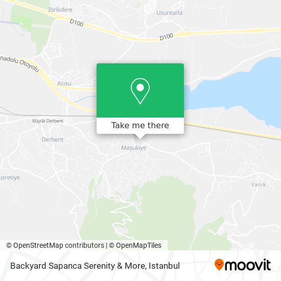 Backyard Sapanca Serenity & More map