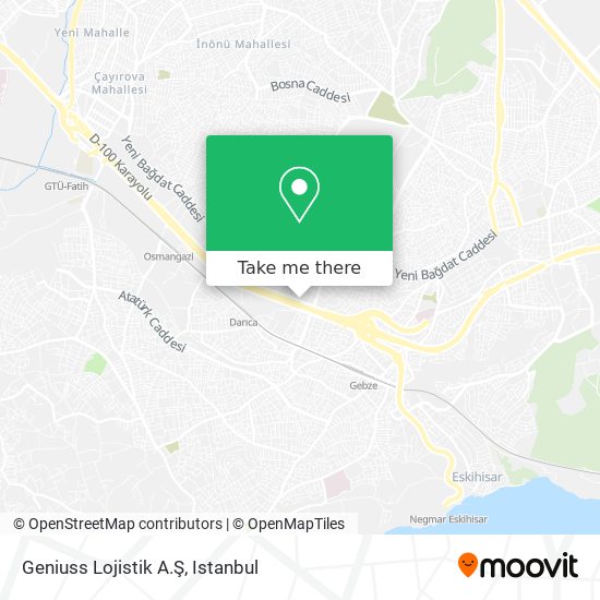 Geniuss Lojistik A.Ş map