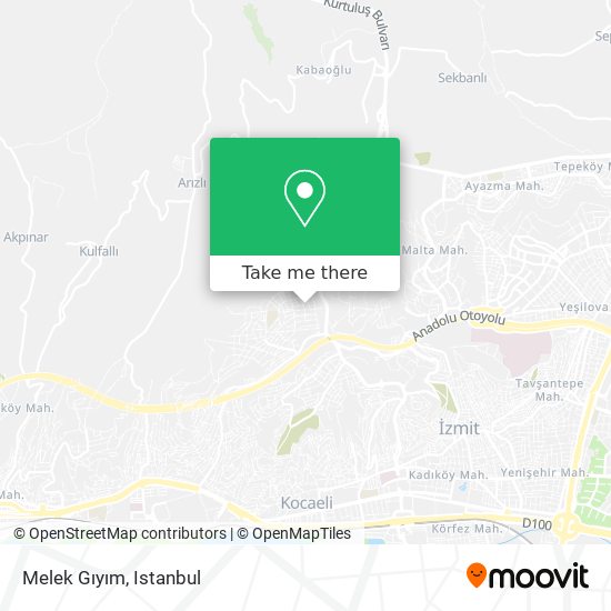Melek Gıyım map