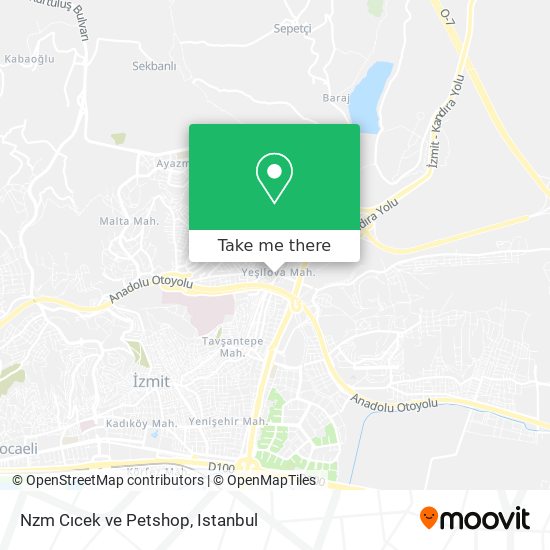 Nzm Cıcek ve Petshop map