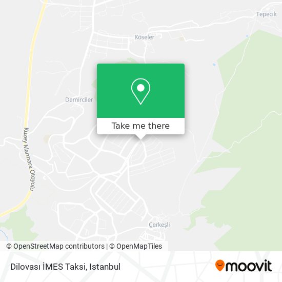 Dilovası İMES Taksi map