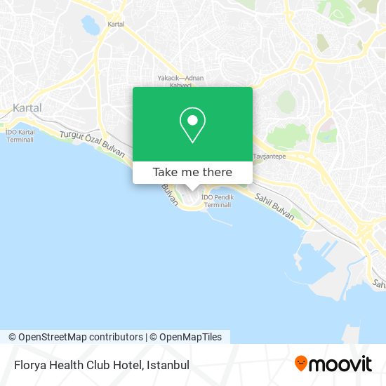 Florya Health Club Hotel map