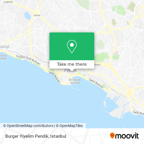 Burger Yiyelim Pendik map