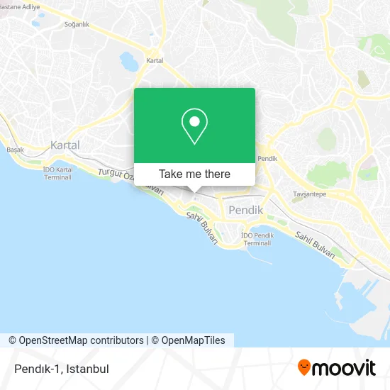 Pendık-1 map