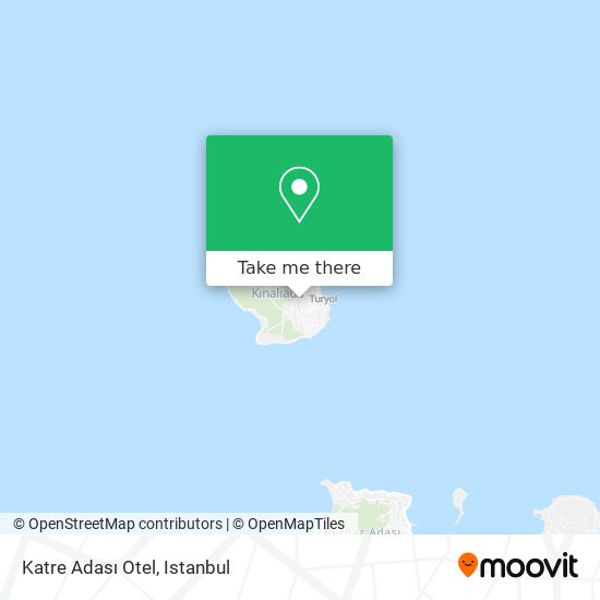 Katre Adası Otel map