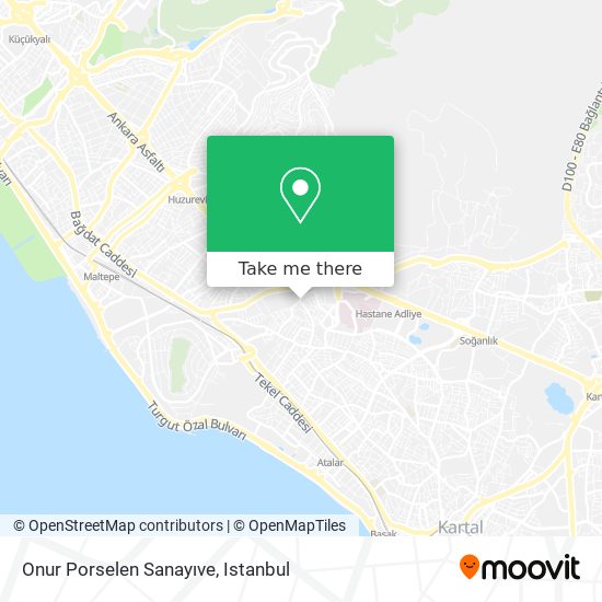 Onur Porselen Sanayıve map