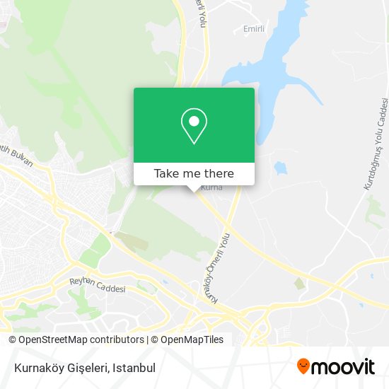 Kurnaköy Gişeleri map