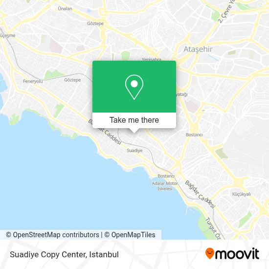 Suadiye Copy Center map