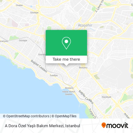 A Dora Özel Yaşlı Bakım Merkezi map