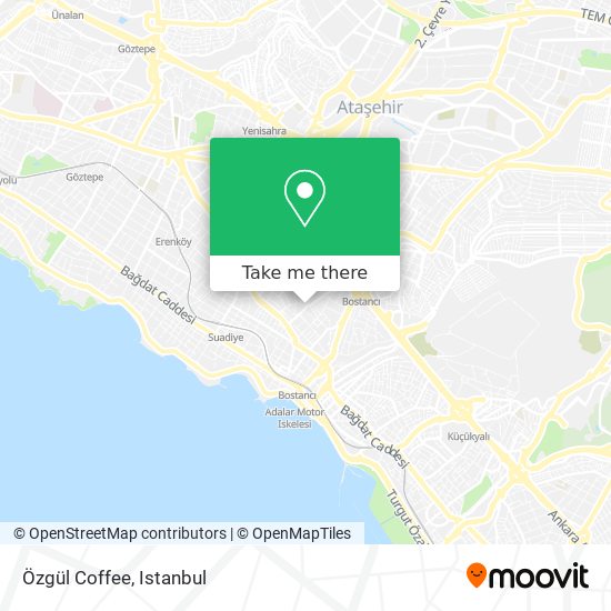 Özgül Coffee map