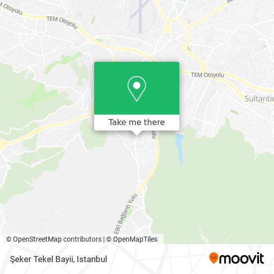 Şeker Tekel Bayii map