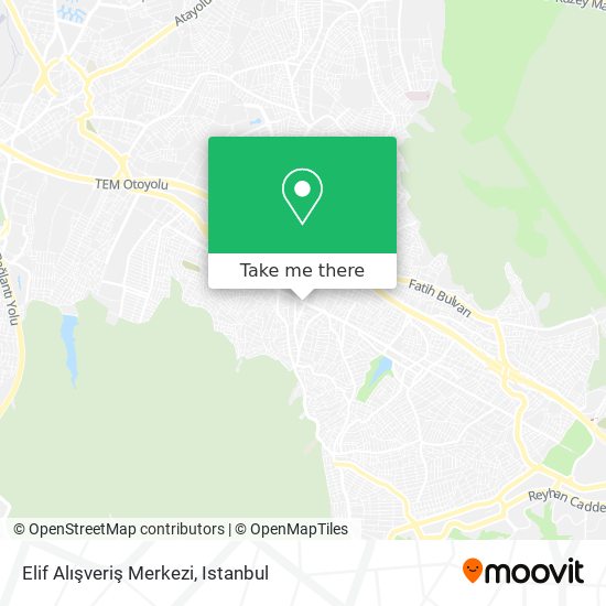 Elif Alışveriş Merkezi map