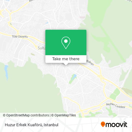 Huzur Erkek Kuaförü map