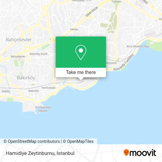 Hamidiye Zeytinburnu map
