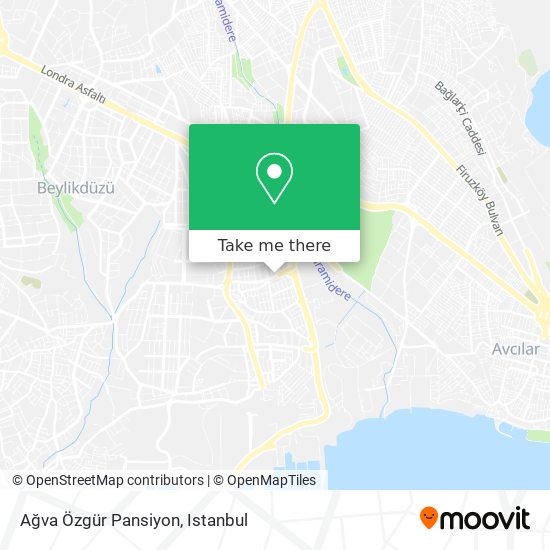 Ağva Özgür Pansiyon map