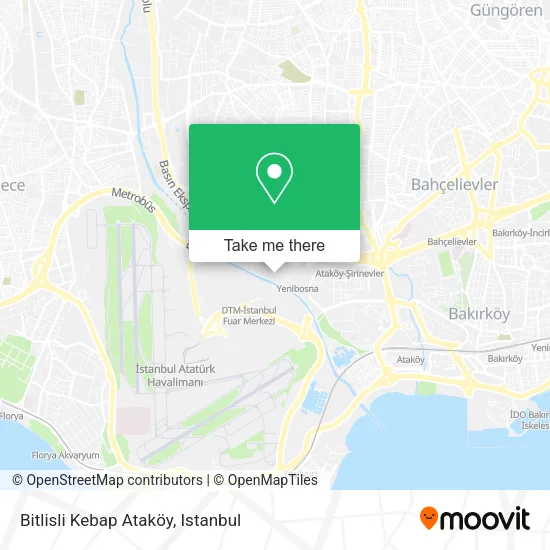 Bitlisli Kebap Ataköy map
