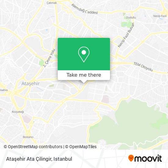 Ataşehir Ata Çilingir map