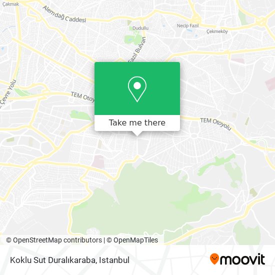 Koklu Sut Duralıkaraba map