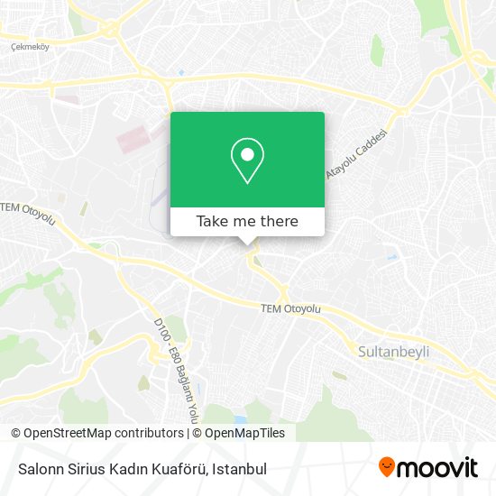 Salonn Sirius Kadın Kuaförü map