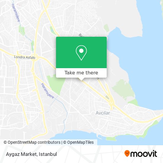 Aygaz Market map
