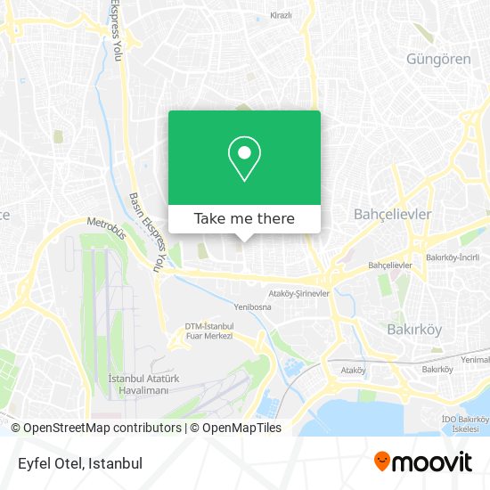 Eyfel Otel map