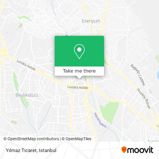 Yılmaz Tıcaret map