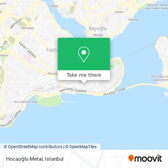 Hocaoğlu Metal map