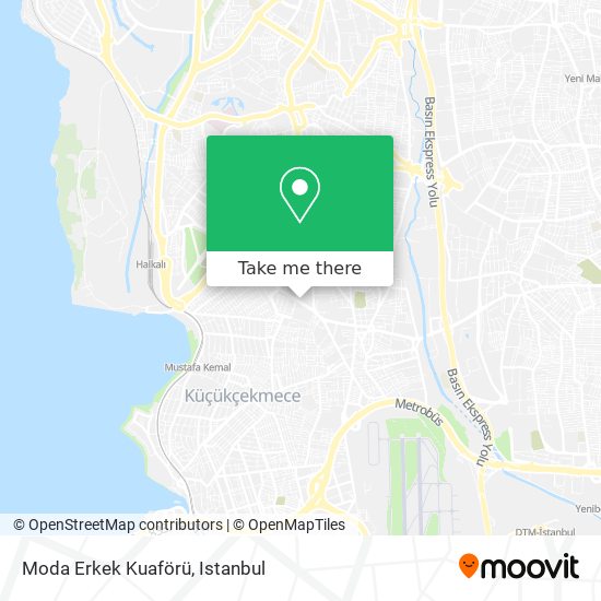 Moda Erkek Kuaförü map