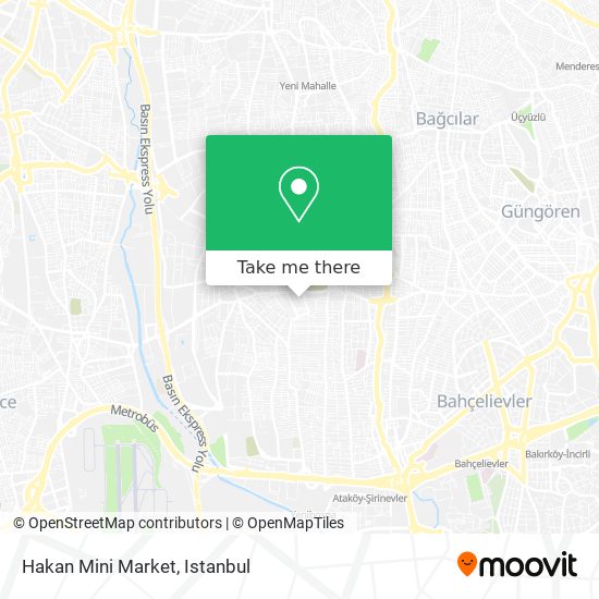 Hakan Mini Market map