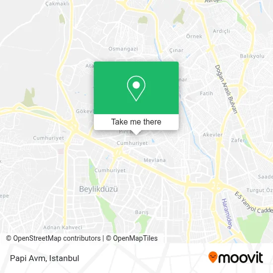 Papi Avm map