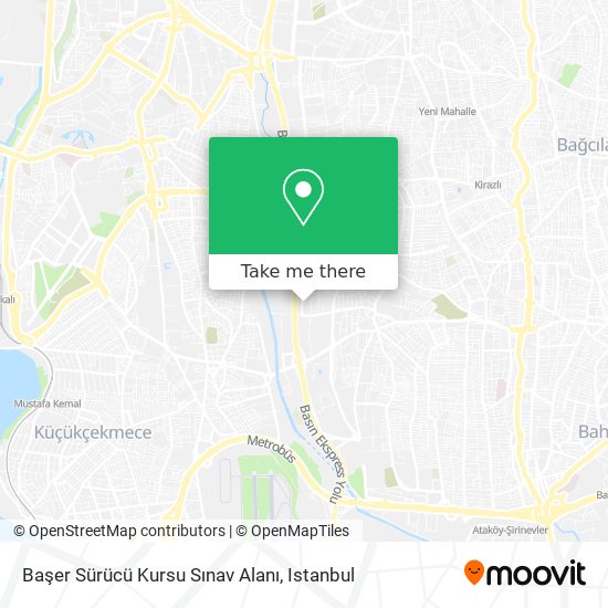 Başer Sürücü Kursu Sınav Alanı map